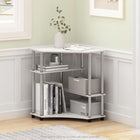 White Oak/Stainless Steel