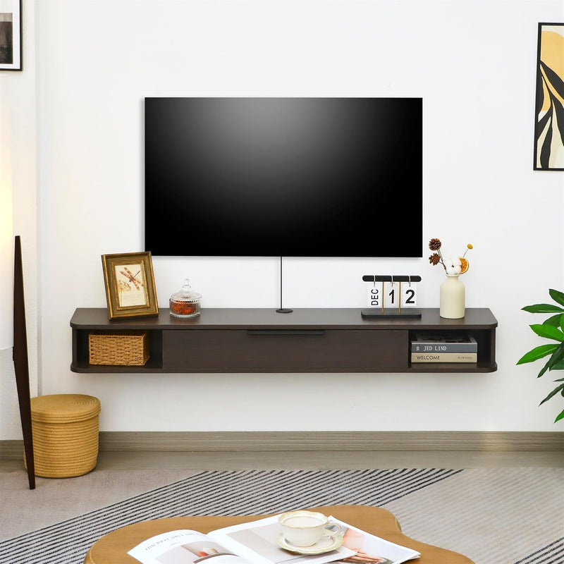 TV Cabinet Stand 140CM Floating Media Console Under