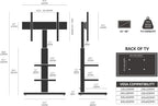 TV Floor Stand for 32 to 60 Inch