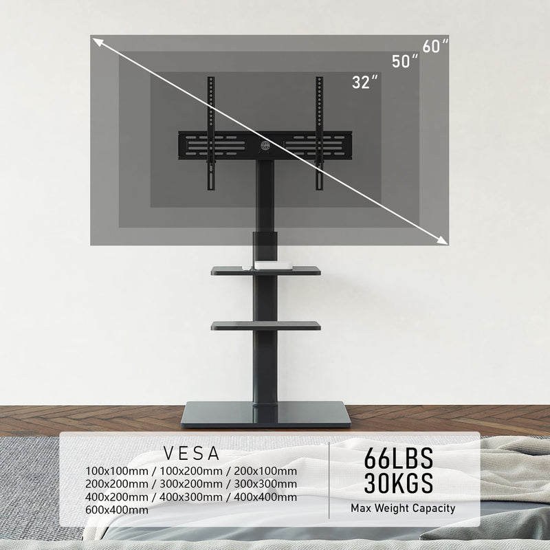 TV Floor Stand for 32 to 60 Inch