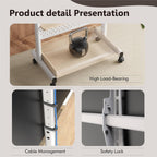 TV Floor Stand on Wheels for 40-85" Screens