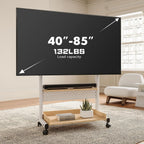 TV Floor Stand on Wheels for 40-85" Screens