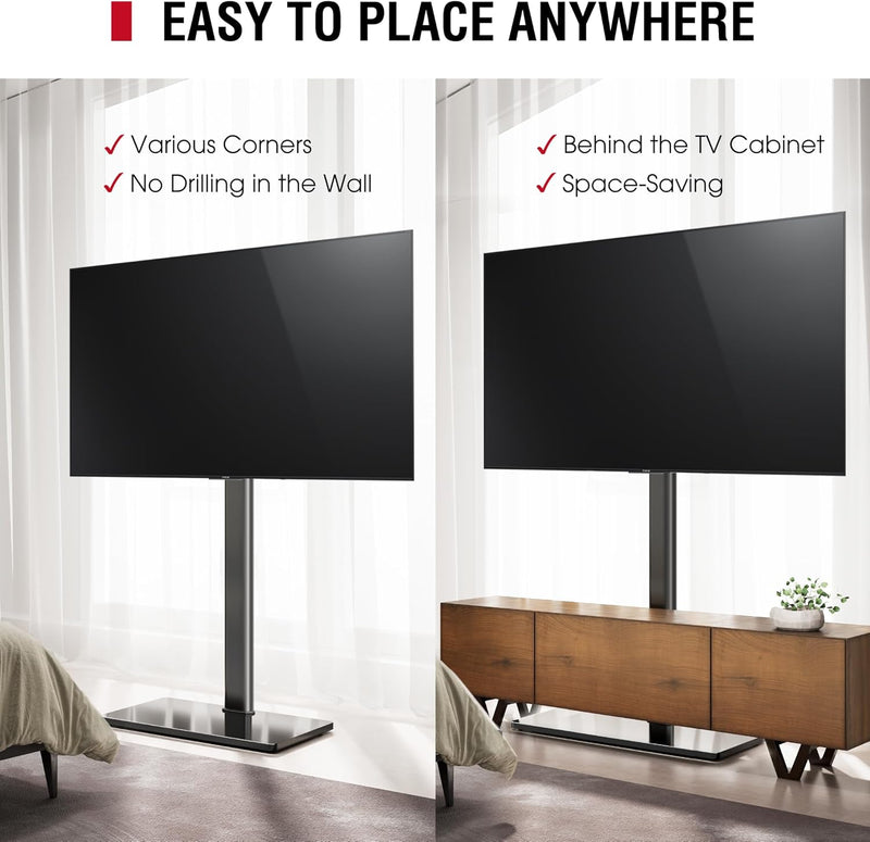 TV Floor Stand Tall for 43 to 75