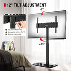 TV Floor Stand Tall for 43 to 75