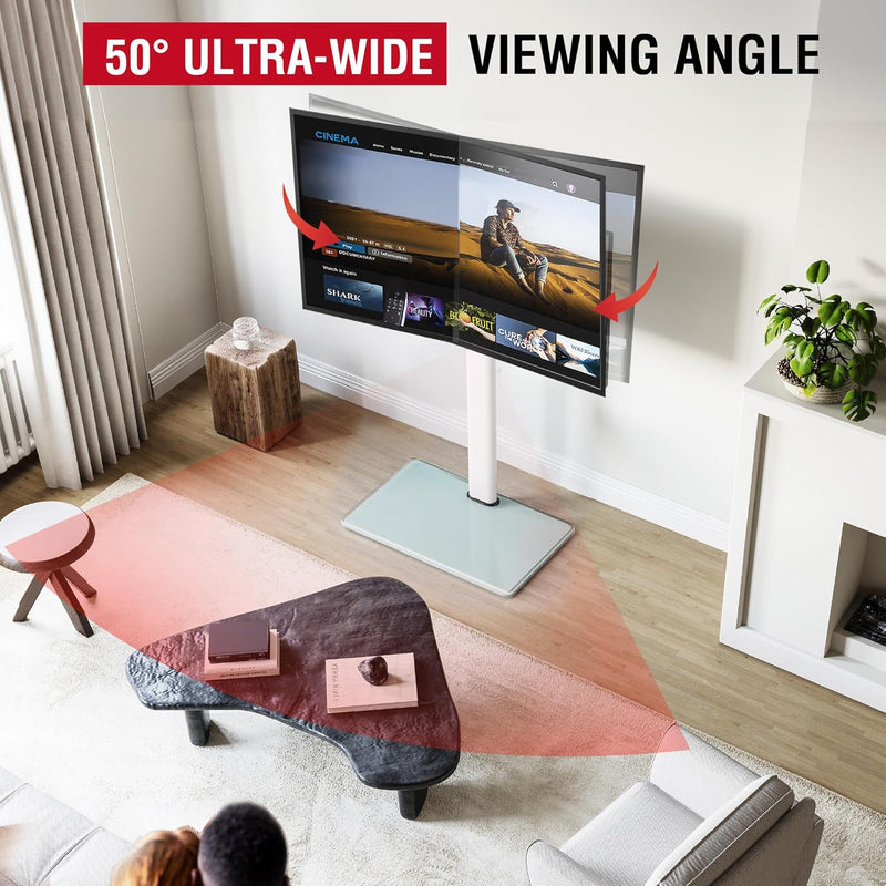 TV Floor Stand Tall for 43 to 75