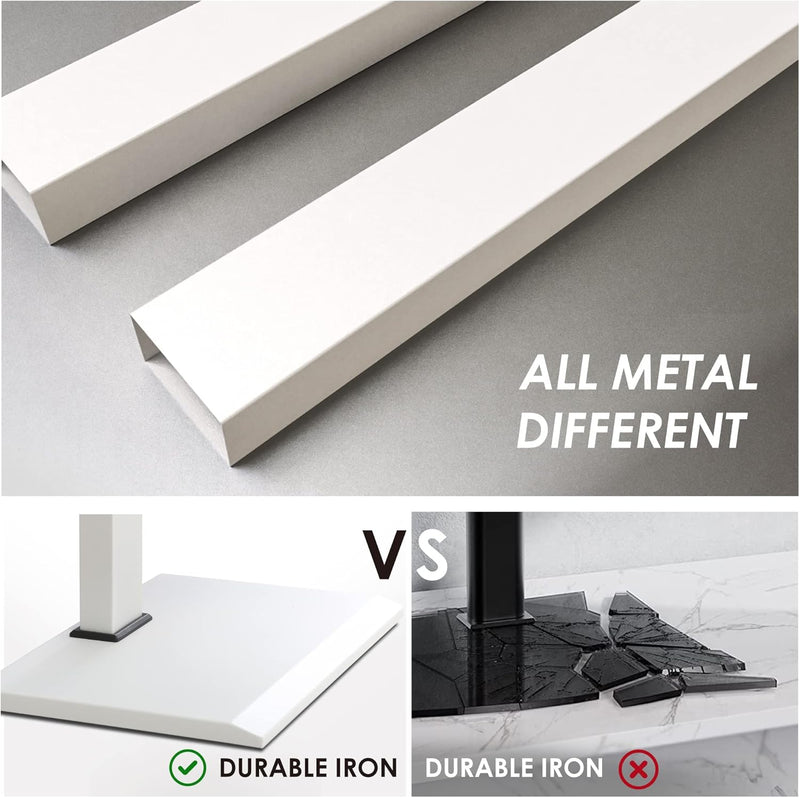 TV Floor Stand with Iron Base for 27-65