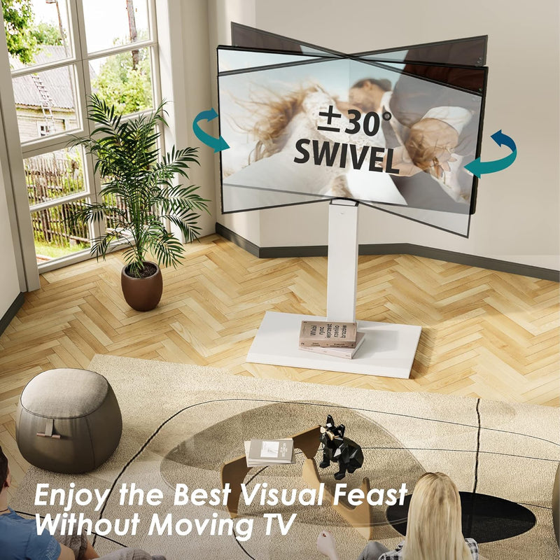 TV Floor Stand with Iron Base for 27-65