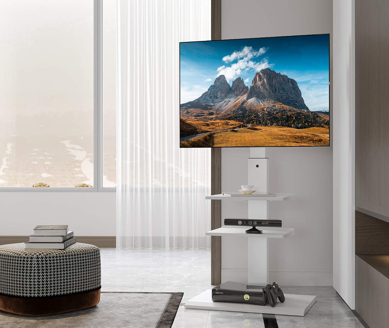 TV Floor Stand with Iron Base for 32-75