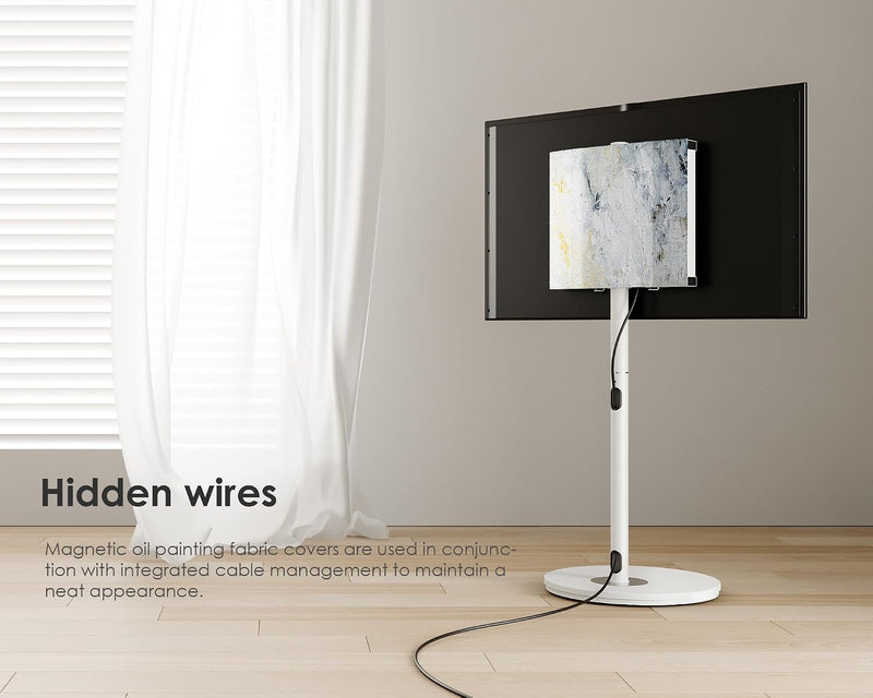 TV Floor Stand with Wheels for 32-65 Inch