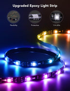 TV LED Backlight 3.8m Rgbic Strip Light