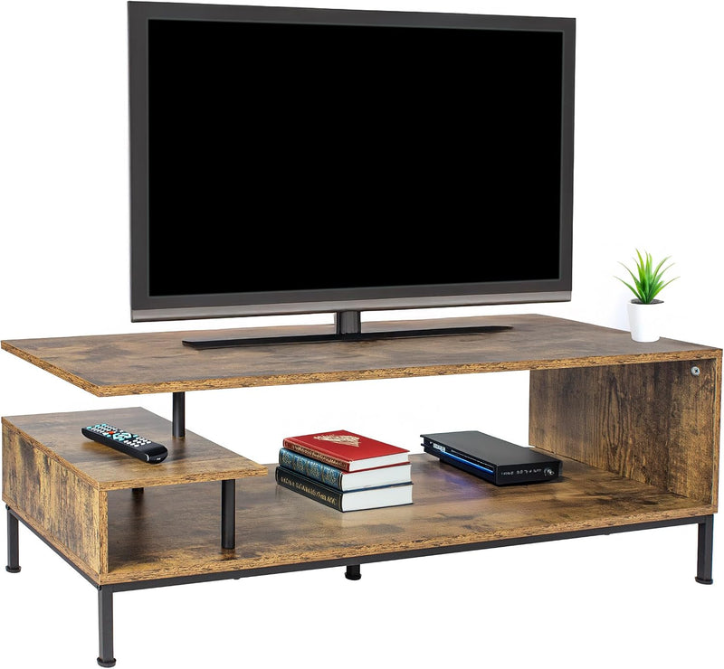 TV Lowboard 3 Shelves Open Shelf
