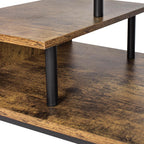 TV Lowboard 3 Shelves Open Shelf