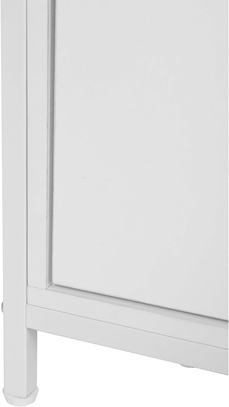TV Lowboard with 2 Compartments Drawers Fits Up