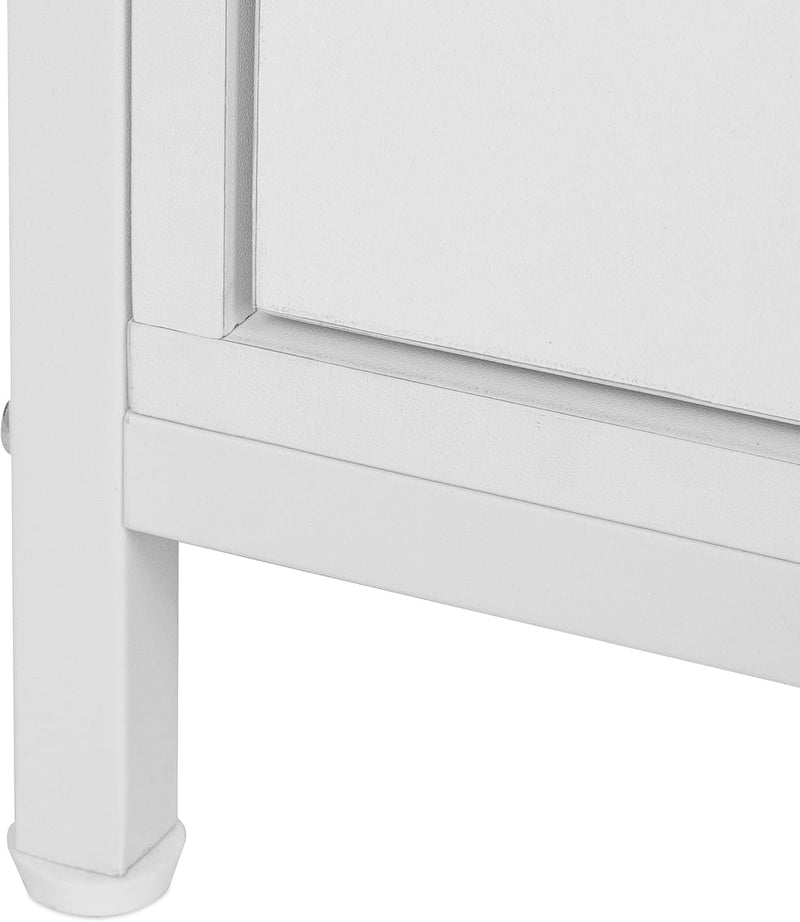 TV Lowboard with 2 Compartments Drawers Fits Up