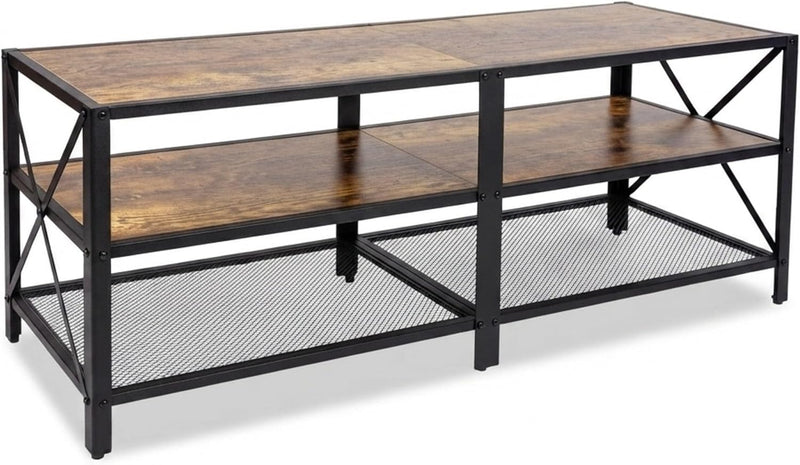 TV Lowboard with 4 Shelves