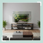 TV Lowboard with 4 Shelves