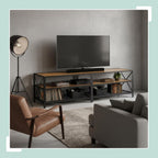 TV Lowboard with 4 Shelves