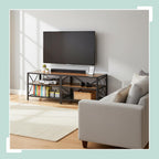 TV Lowboard with 4 Shelves