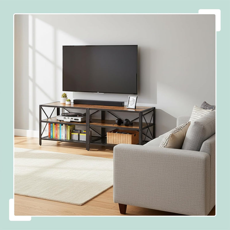 TV Lowboard with 4 Shelves