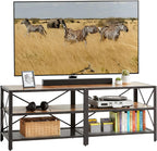 TV Lowboard with 4 Shelves