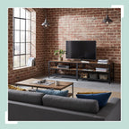 TV Lowboard with 4 Shelves
