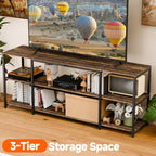 TV Stand 148CM Cabinet 3 Tier Wooden