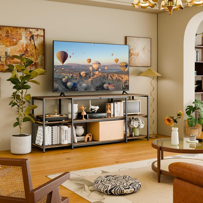 TV Stand Cabinet 3 Tier Wooden