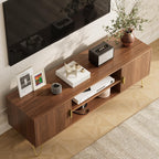 TV Stand 2 Cabinets Legs for Tvs Up