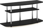 TV Stand 3-Tier Entertainment Centre Console for Up