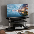 TV Stand 3-Tier Entertainment Centre Console for Up