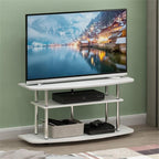 TV Stand 3-Tier Entertainment Centre Console for Up