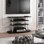 TV Stand 3-Tier Entertainment Centre Console for Up