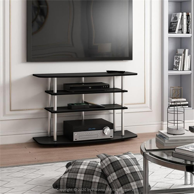 TV Stand 3-Tier Entertainment Centre Console for Up
