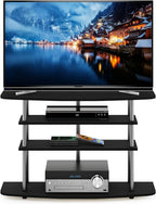 TV Stand 3-Tier Entertainment Centre Console for Up