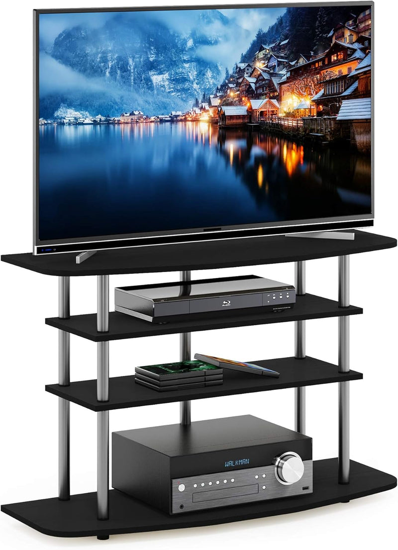 TV Stand 3-Tier Entertainment Centre Console for Up