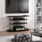 TV Stand 3-Tier Entertainment Centre Console for Up