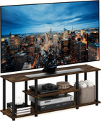 TV Stand 3-Tier Entertainment Centre with Open Shelves
