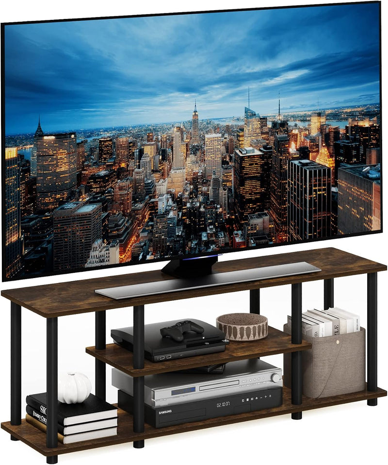 TV Stand 3-Tier Entertainment Centre with Open Shelves