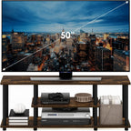 TV Stand 3-Tier Entertainment Centre with Open Shelves