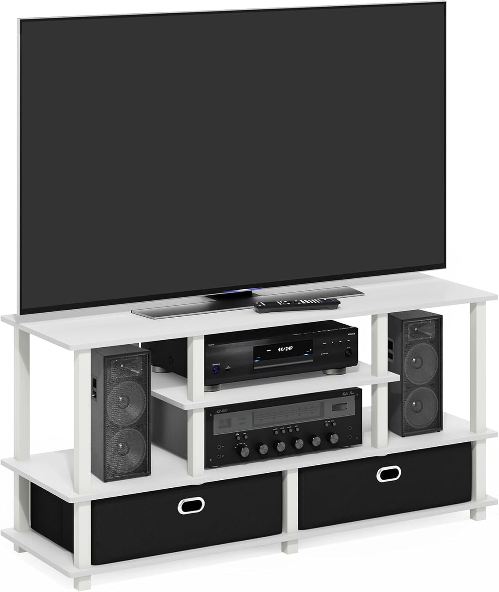 TV Stand 4-Tier Entertainment Centre Console for Up