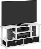 TV Stand 4-Tier Entertainment Centre Console for Up