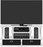 TV Stand 4-Tier Entertainment Centre Console for Up
