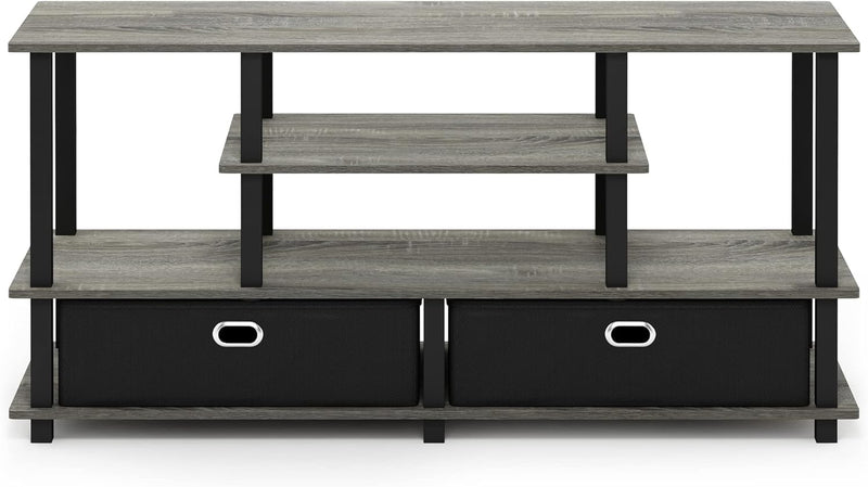 TV Stand 4-Tier Entertainment Centre Console for Up