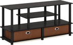 TV Stand 4-Tier Entertainment Centre Console for Up