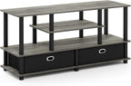 TV Stand 4-Tier Entertainment Centre Console for Up