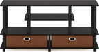 TV Stand 4-Tier Entertainment Centre Console for Up