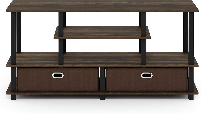 TV Stand 4-Tier Entertainment Centre Console for Up
