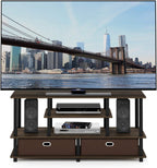 TV Stand 4-Tier Entertainment Centre Console for Up
