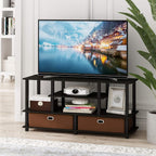 TV Stand 4-Tier Entertainment Centre Console for Up