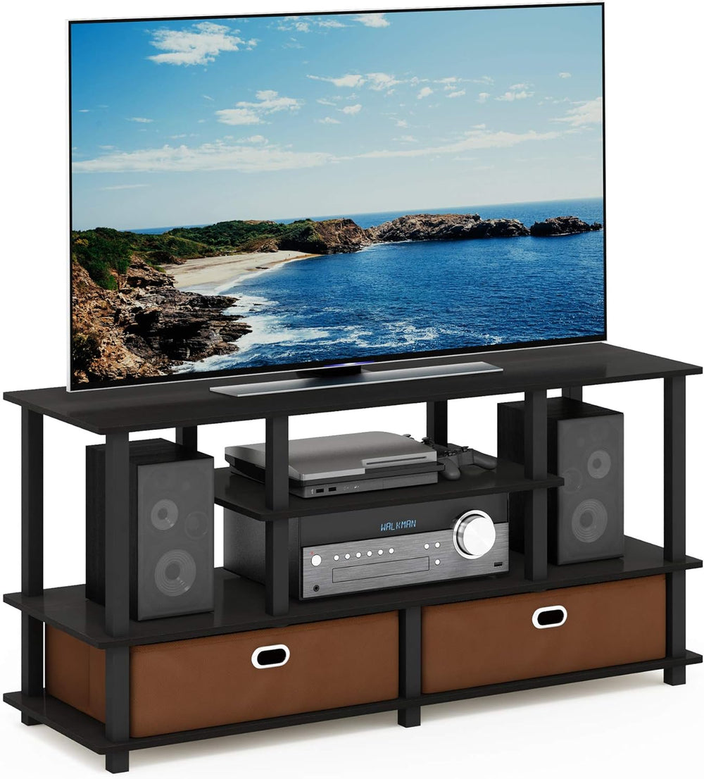TV Stand 4-Tier Entertainment Centre Console for Up